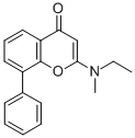 2-(Etilmetilammino)-8-fenilcromone [Italian] Structural