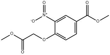 METHYL 4-(2-METHOXY-2-OXOETHOXY)-3-NITROBENZOATE Structural