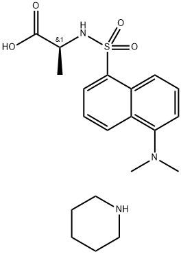 N-[[5-(dimethylamino)-1-naphthyl]sulphonyl]-L-alanine, compound with piperidine (1:1)      