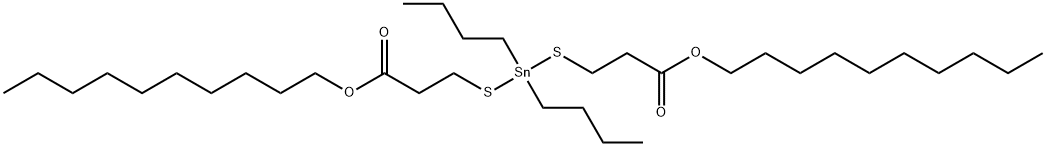 decyl 5,5-dibutyl-9-oxo-10-oxa-4,6-dithia-5-stannaicosanoate Structural