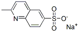 sodium 2-methylquinoline-6-sulphonate Structural