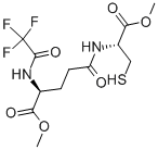 N-(N-TRIFLUOROACETYL-L-G-GLUTAMYL)-L-CYSTEINE DIMETHYL ESTER Structural