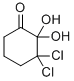 3,3-DICHLORO-2,2-DIHYDROXYCYCLOHEXANONE Structural