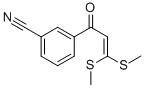 3-(3,3-BIS-METHYLSULFANYL-ACRYLOYL)-BENZONITRILE Structural