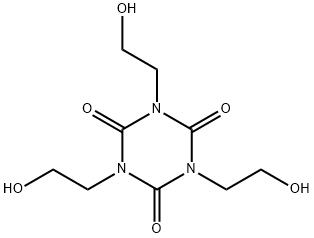 1,3,5-Tris(2-hydroxyethyl)cyanuric acid Structural