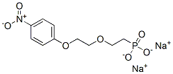 sodium [2-[2-(4-nitrophenoxy)ethoxy]ethyl] phosphonate Structural