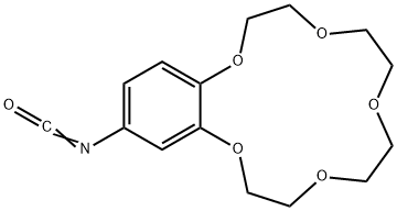 4'-ISOCYANATOBENZO-15-CROWN-5 Structural