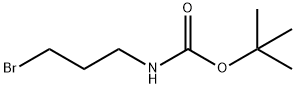 tert-Butyl 3-bromopropylcarbamate Structural