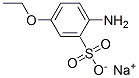 sodium 2-amino-5-ethoxybenzenesulphonate Structural
