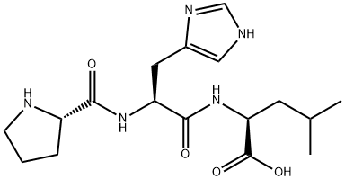 H-PRO-HIS-LEU-OH Structural