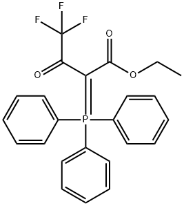 ETHYL 4,4,4-TRIFLUORO-2-(TRIPHENYLPHOSPHORANYLIDENE)ACETOACETATE Structural