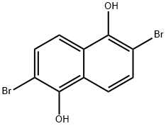 2,6-DIBROMO-1,5-DIHYDROXYNAPHTHALENE Structural