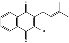 1,4-Naphthoquinone, 2-hydroxy-3-(3-methyl-2-butenyl)-,2-hydroxy-3-(3-methyl-2-butenyl)-4-naphthoquinon