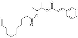 10-Undecenoic acid, 1-methyl-2-((1-oxo-3-phenyl-2-propenyl)oxy)propyl  ester