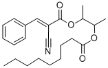 2-((2-Cyano-1-oxo-3-phenyl-2-propenyl)oxy)-1-methylpropyl nonanoate