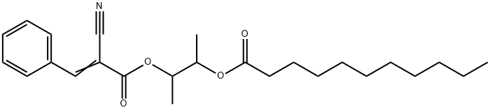 2-((2-Cyano-3-phenyl-1-oxo-2-propenyl)oxy)-1-methylpropyl undecanoate