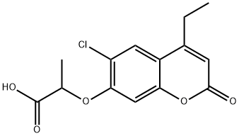 2-(6-CHLORO-4-ETHYL-2-OXO-2H-CHROMEN-7-YLOXY)-PROPIONIC ACID