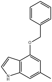 4-BENZYLOXY-6-METHYL INDOLE Structural