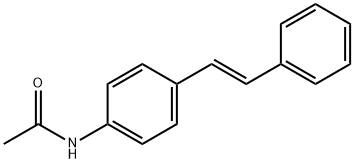 TRANS-4-ACETYL-AMINOSTILBENE Structural