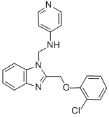 2-((o-Chlorophenoxy)methyl)-1-((4-pyridylamino)methyl)benzimidazole