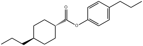 4-Propylphenyl-4'-trans-propylcyclohexylcarboxylate Structural