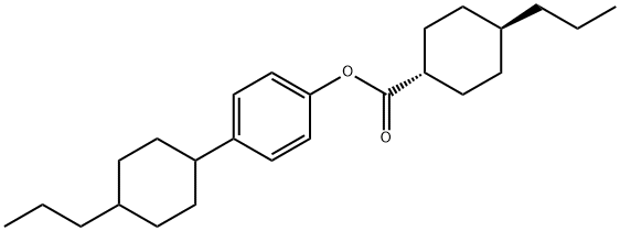 4-(TRANS-4-PROPYLCYCLOHEXYL)-PHENYL TRANS-4-PROPYLCYCLOHEXANECARBOXYLATE Structural