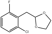 1-CHLORO-3-FLUORO-2-(1,3-DIOXOLAN-2-YLMETHYL)BENZENE