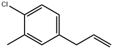 3-(4-Chloro-3-methylphenyl)prop-1-ene Structural