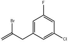 2-BROMO-3-(3-CHLORO-5-FLUOROPHENYL)-1-PROPENE