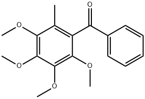 METHANONE, PHENYL(2,3,4,5-TETRAMETHOXY-6-METHYLPHENYL)- Structural