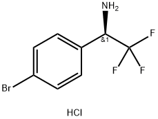 (R)-1-(4-BROMOPHENYL)-2,2,2-TRIFLUOROETHYLAMINE HCL Structural