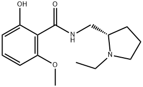 BENZAMIDE, N-[(1-ETHYL-2-PYRROLIDINYL)METHYL]-2-HYDROXY-6-METHOXY-, (S)- Structural