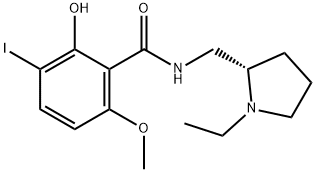 IODOBENZAMIDE, (S)-(-)-3-IODO-2-HYDROXY-6-METHOXY-N[(1-ETHYL-2-PYRROLIDINYL)METHYL]BENZAMIDE