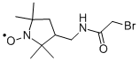 3-(2-BROMOACETAMIDOMETHYL)-2,2,5,5-TETRAMETHYL-1-PYRROLIDINOXY Structural