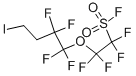 1,1,2,2-tetrafluoro-2-(1,1,2,2-tetrafluoro- 4-iodobutoxy)-Ethanesulfonyl fluoride Structural