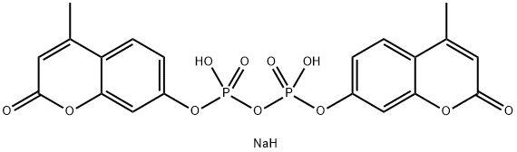 4-METHYLUMBELLIFERYL PYROPHOSPHATE DIESTER DISODIUM SALT Structural