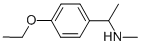 [1-(4-ETHOXY-PHENYL)-ETHYL]-METHYL-AMINE Structural