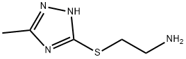 2-(5-METHYL-2H-[1,2,4]TRIAZOL-3-YLSULFANYL)-ETHYLAMINE Structural