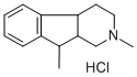 1H-Indeno(2,1-c)pyridine, 2,3,4,4a,9,9a-hexahydro-2,9-dimethyl-, hydro chloride