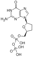 2',3'-dideoxyguanosine 5'-diphosphate Structural