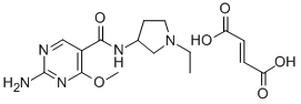 5-Pyrimidinecarboxamide, 2-amino-N-(1-ethyl-3-pyrrolidinyl)-4-methoxy- , (E)-2-butenedioate (1:1)