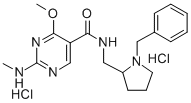 5-Pyrimidinecarboxamide, N-((1-benzyl-2-pyrrolidinyl)methyl)-4-methoxy -2-(methylamino)-, dihydrochloride