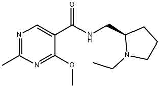 5-Pyrimidinecarboxamide, N-((1-ethyl-2-pyrrolidinyl)methyl)-4-methoxy- 2-methyl-, (R)-(+)-