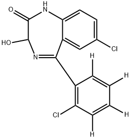 LORAZEPAM-D4 Structural