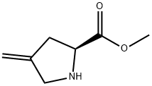 L-Proline, 4-methylene-, methyl ester (9CI) Structural