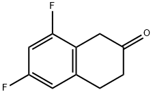 6,8-Difluoro-2-tetralone Structural