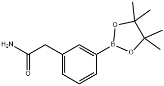 3-(2-Acetamidyl)phenylboronic acid pinacol ester Structural