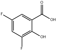 3,5-DIFLUORO-2-HYDROXY-BENZOIC ACID Structural