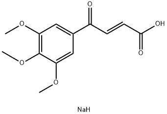 2-Butenoic acid, 4-oxo-4-(3,4,5-trimethoxyphenyl)-, sodium salt, (E)- Structural