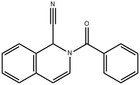 1-CYANO-2-BENZOYL-1,2-DIHYDROISOQUINOLINE Structural